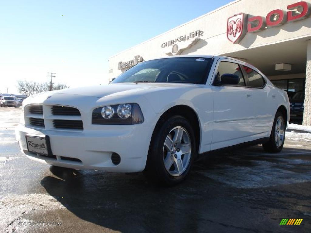 2007 Charger  - Stone White / Dark Slate Gray photo #7