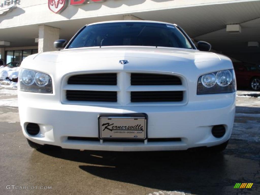 2007 Charger  - Stone White / Dark Slate Gray photo #8