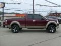 2005 Dark Toreador Red Metallic Ford F150 XLT SuperCab 4x4  photo #6