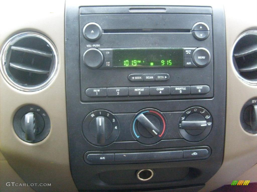 2005 F150 XLT SuperCab 4x4 - Dark Toreador Red Metallic / Tan photo #24