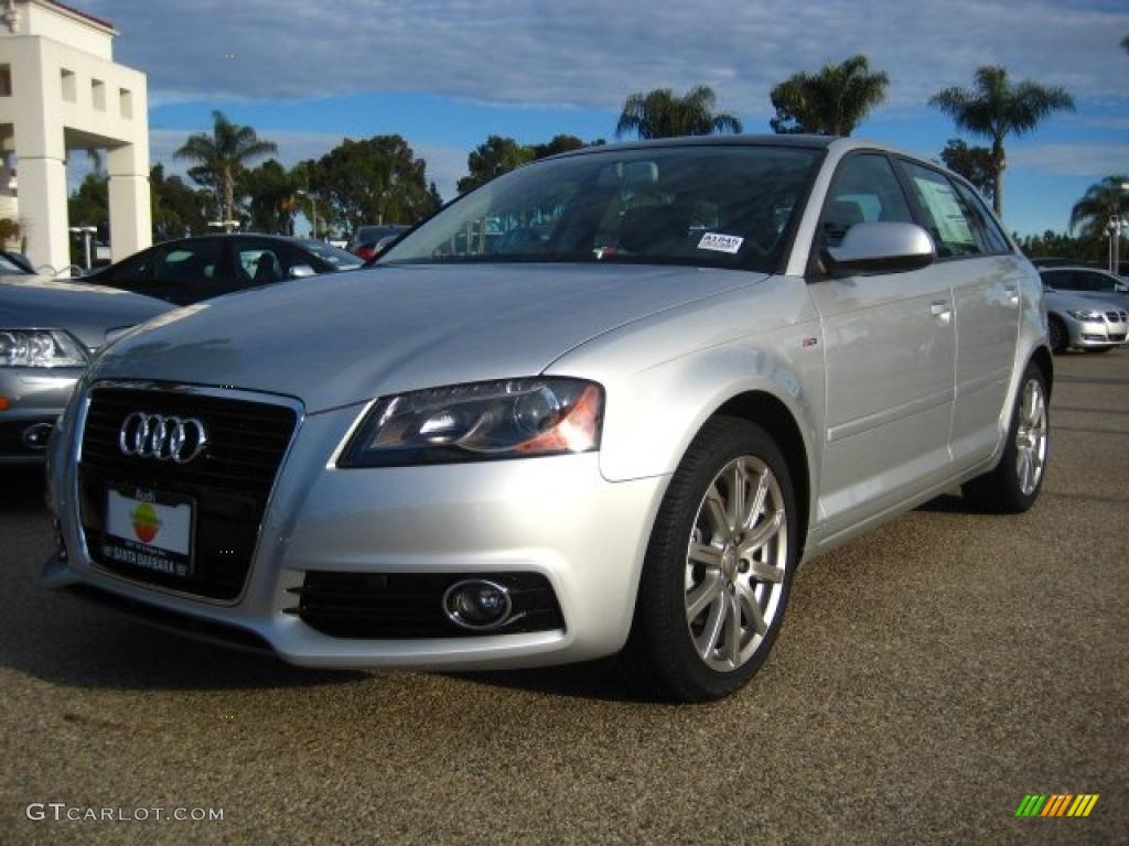 Ice Silver Metallic 2011 Audi A3 2.0 TDI Exterior Photo #42145056
