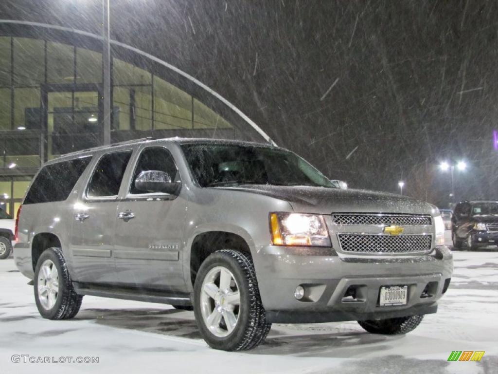 2007 Suburban 1500 LTZ 4x4 - Graystone Metallic / Ebony photo #13