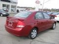 2008 Spicy Red Kia Spectra EX Sedan  photo #3