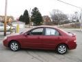 2008 Spicy Red Kia Spectra EX Sedan  photo #5