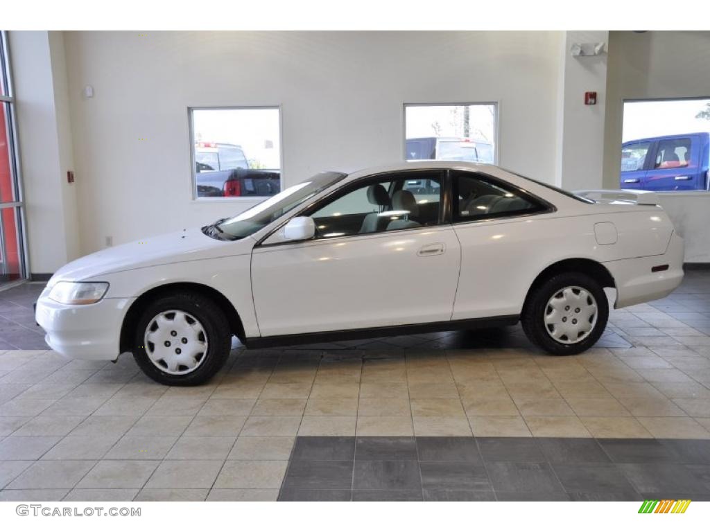 2000 Accord LX Coupe - Taffeta White / Ivory photo #1