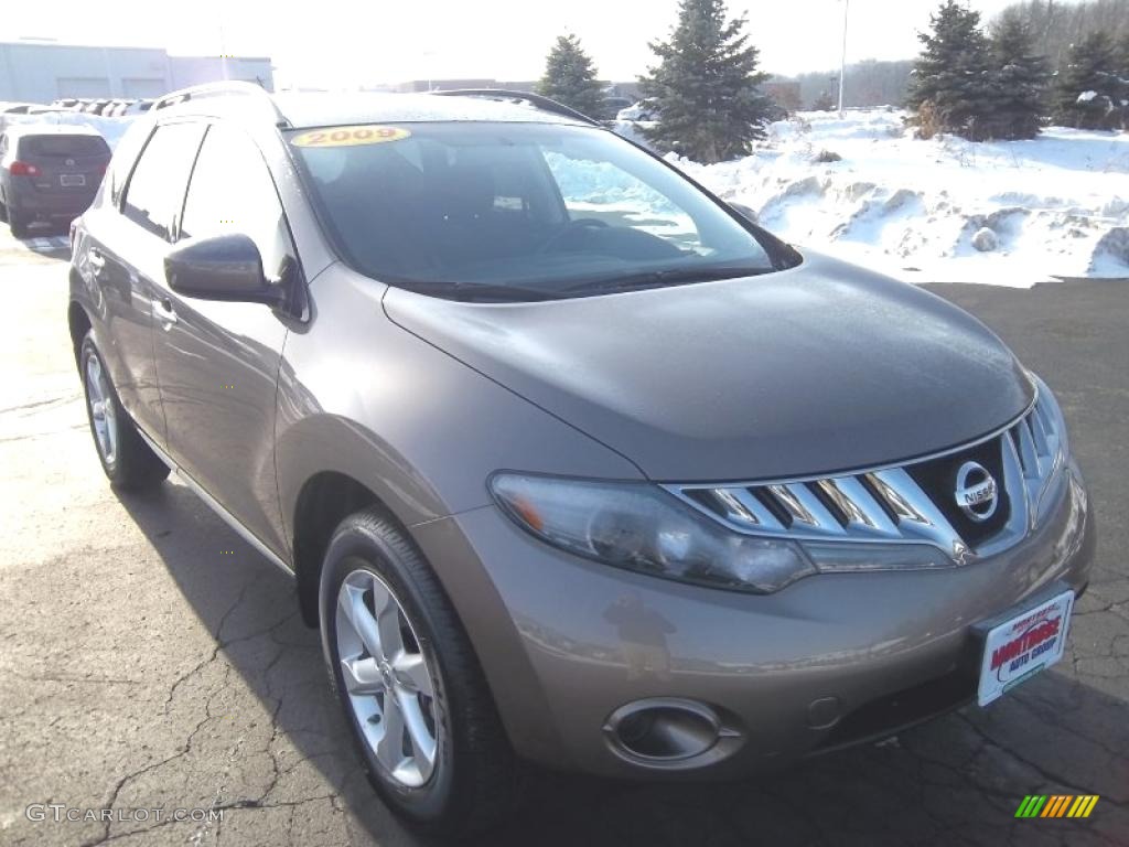 2009 Murano S - Tinted Bronze Metallic / Black photo #6