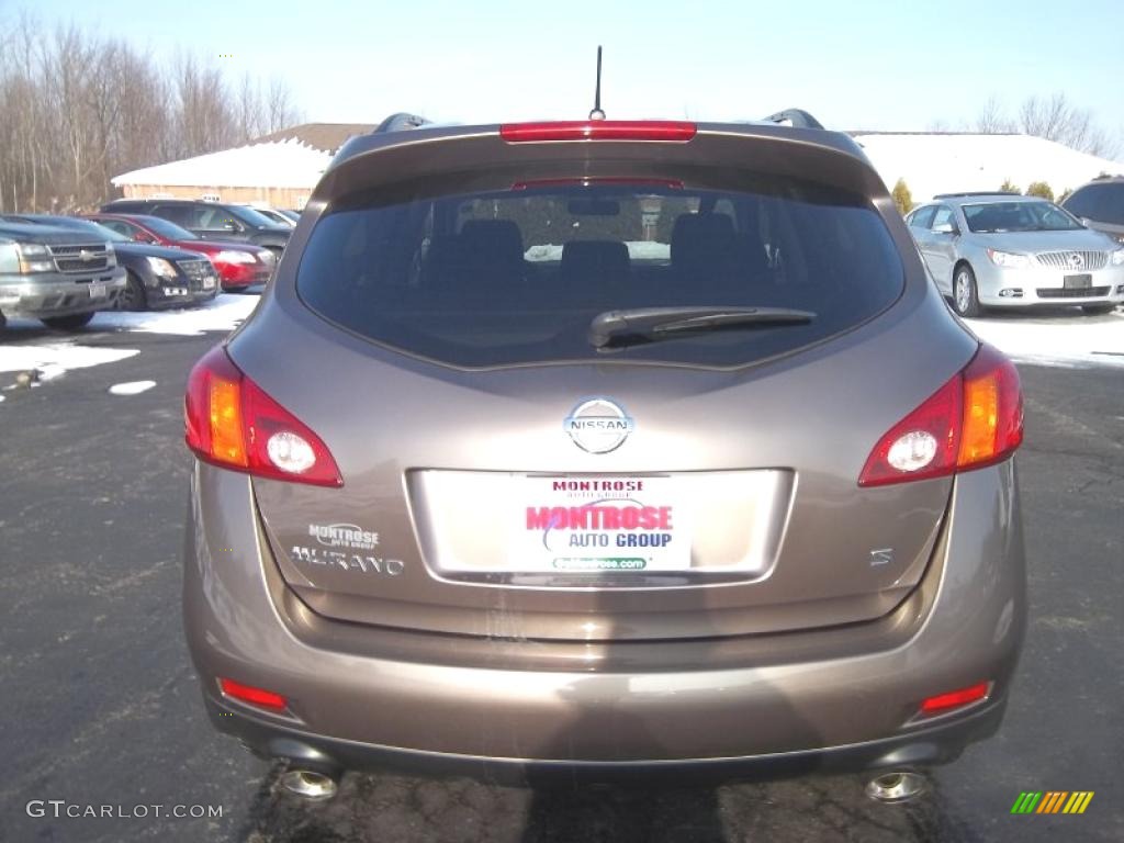 2009 Murano S - Tinted Bronze Metallic / Black photo #11