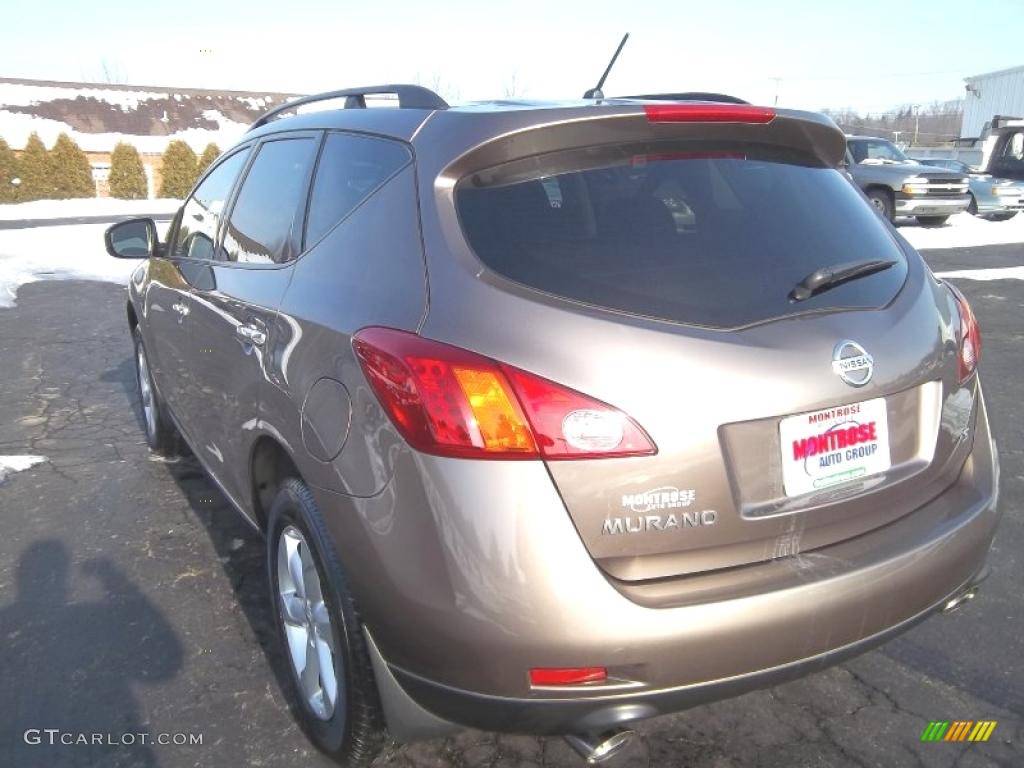 2009 Murano S - Tinted Bronze Metallic / Black photo #12