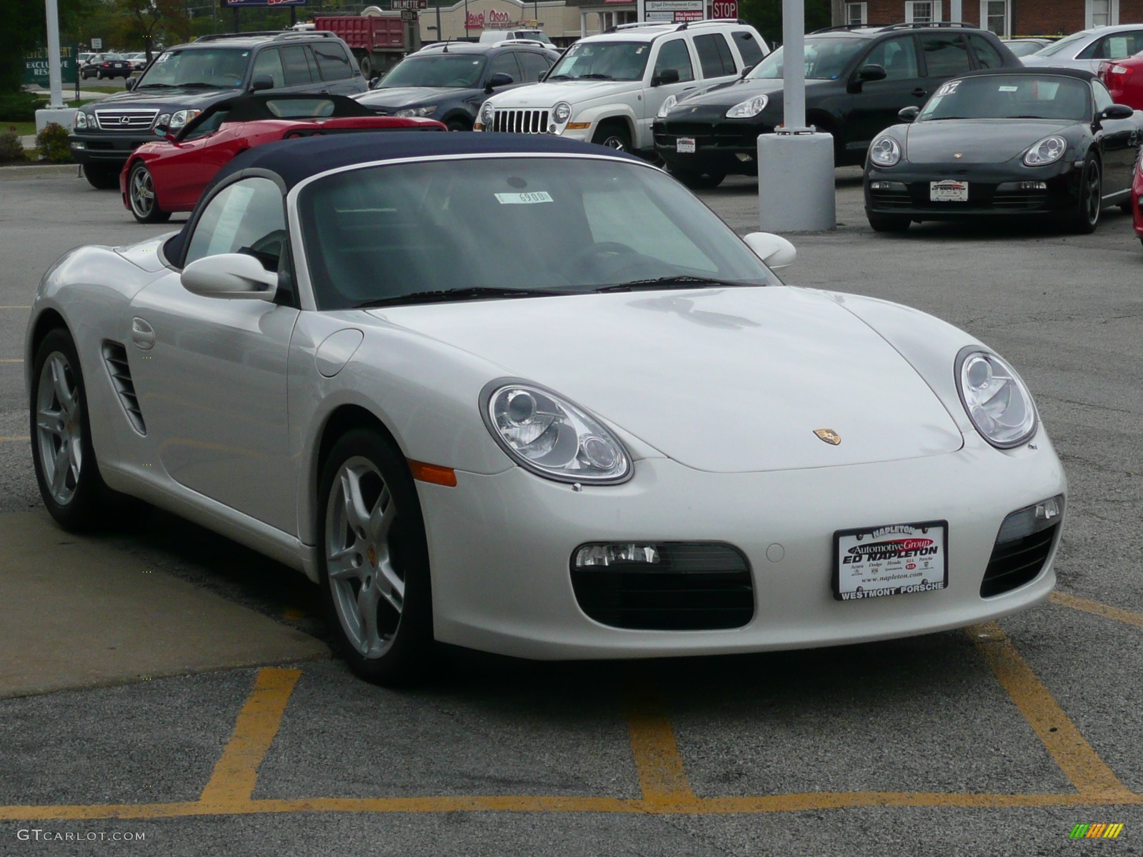 2007 Boxster  - Carrara White / Stone Grey photo #4