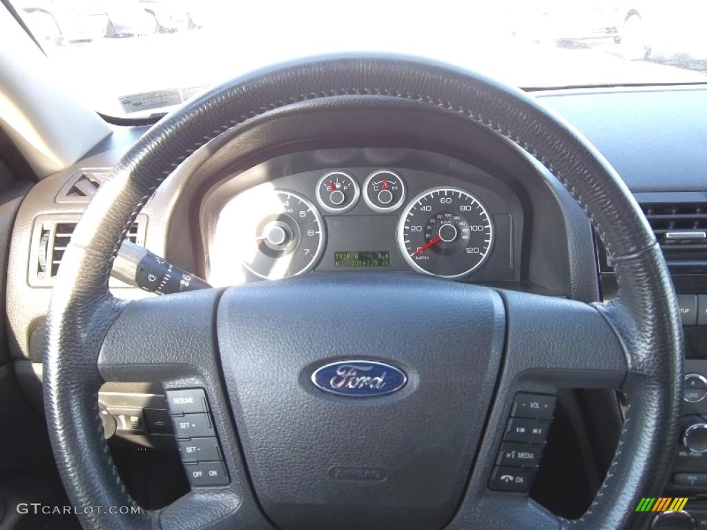 2009 Fusion SEL V6 - Moss Green Metallic / Charcoal Black photo #25