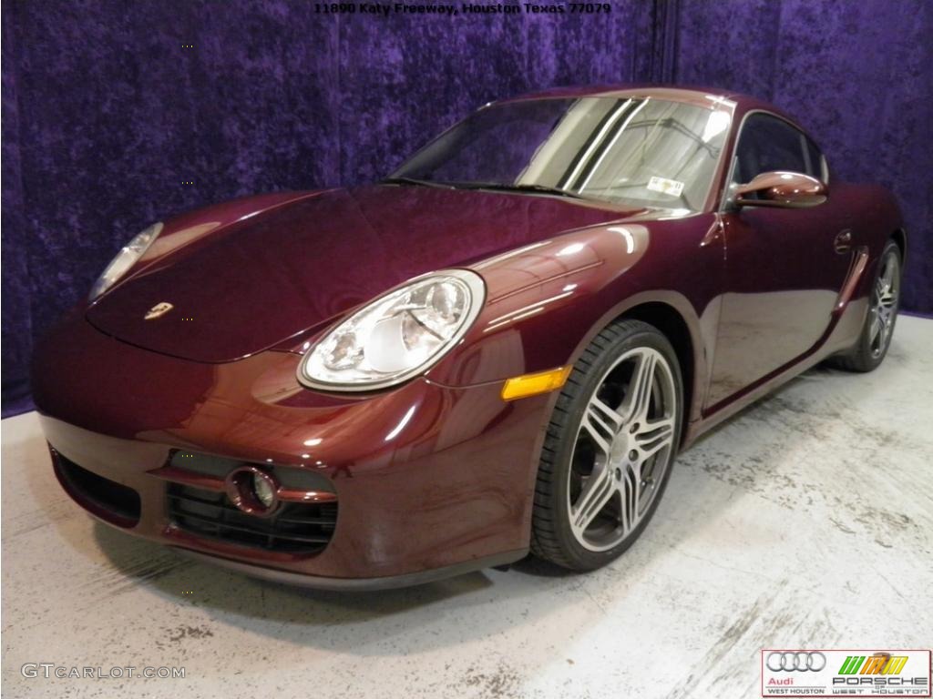 Carmon Red Metallic 2007 Porsche Cayman Standard Cayman Model Exterior Photo #42151968