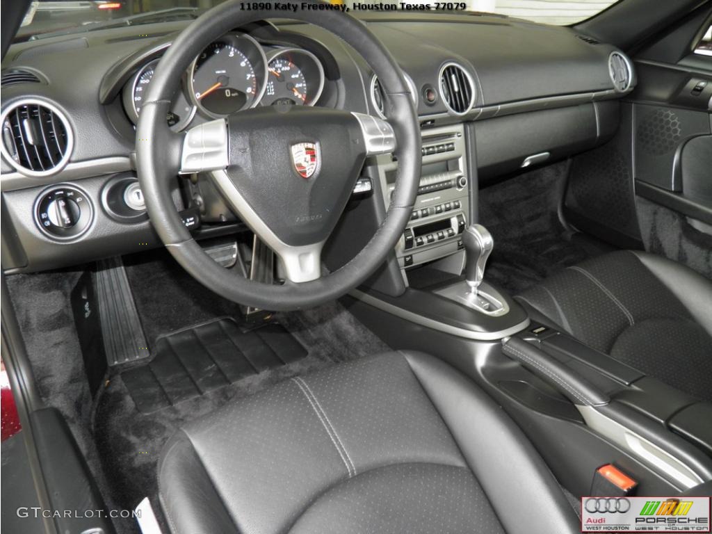 2007 Porsche Cayman Standard Cayman Model Black Dashboard Photo #42152044