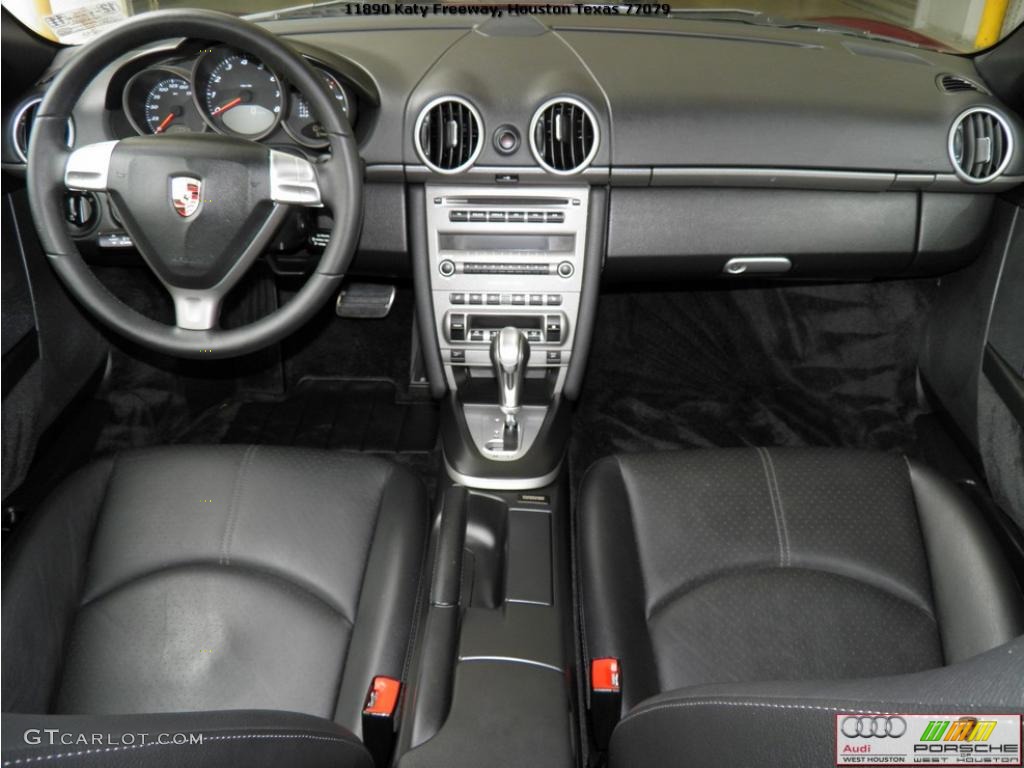 2007 Porsche Cayman Standard Cayman Model Black Dashboard Photo #42152116