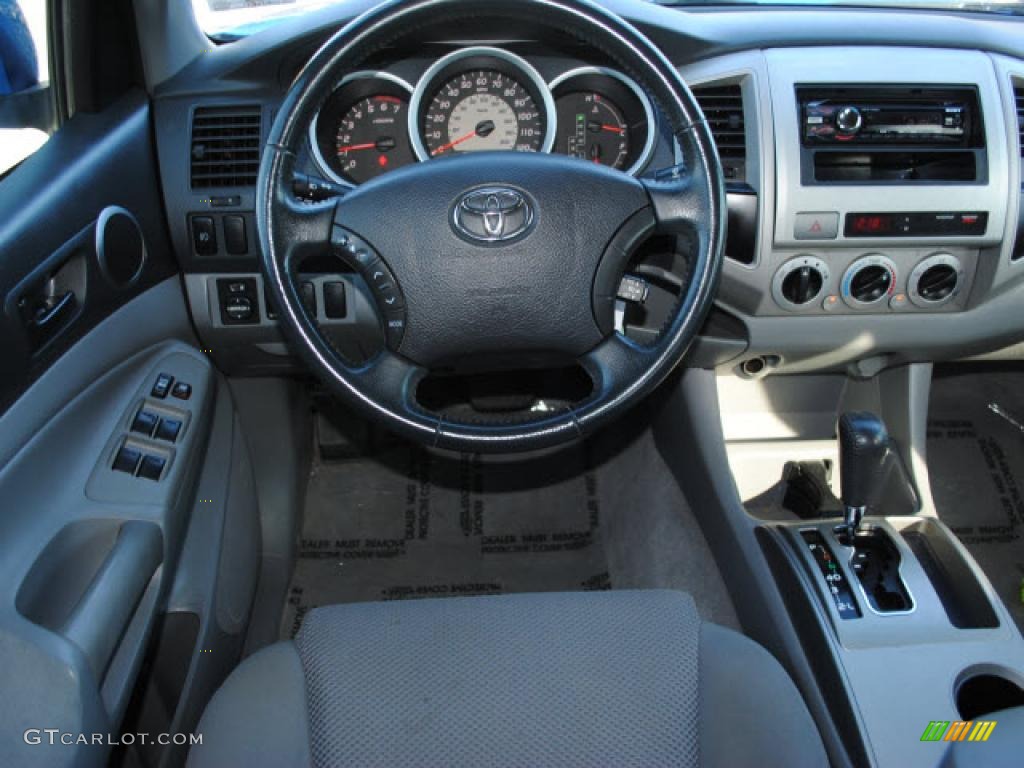 Graphite Gray Interior 2006 Toyota Tacoma V6 PreRunner TRD Sport Double Cab Photo #42152240