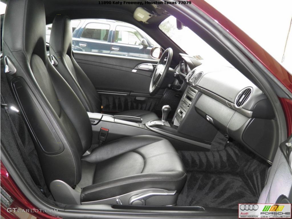 Black Interior 2007 Porsche Cayman Standard Cayman Model Photo #42152272