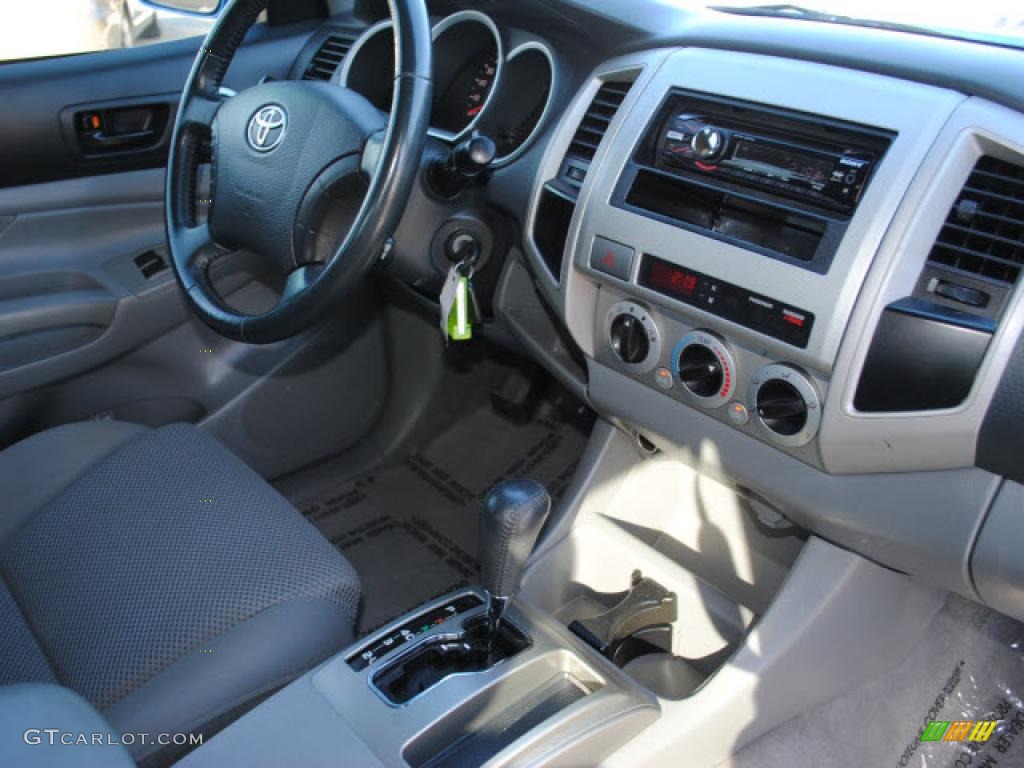 2006 Toyota Tacoma V6 PreRunner TRD Sport Double Cab Graphite Gray Dashboard Photo #42152408