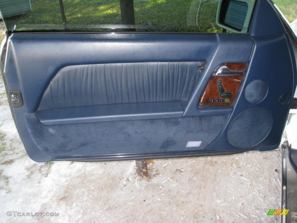 1994 Mercedes-Benz SL 500 Roadster Blue Door Panel Photo #42153184