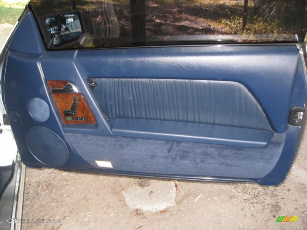 1994 Mercedes-Benz SL 500 Roadster Blue Door Panel Photo #42153204