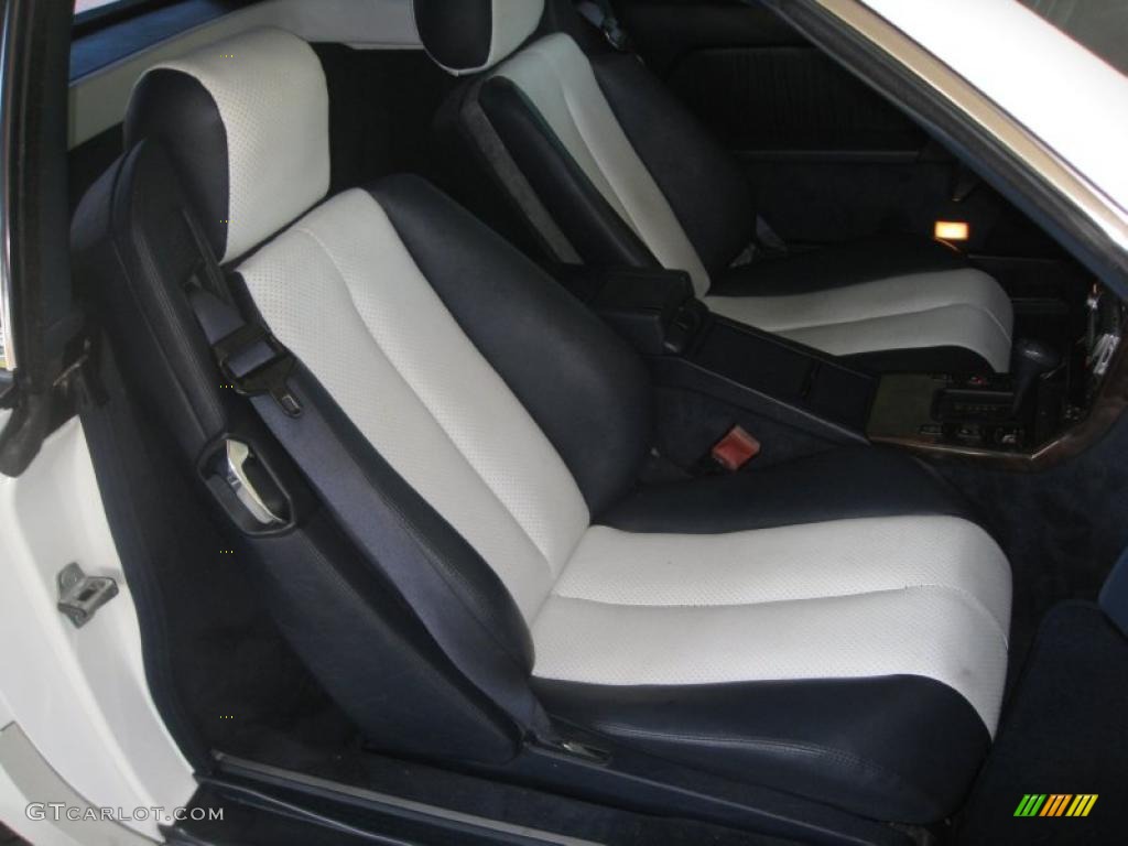 Blue Interior 1994 Mercedes-Benz SL 500 Roadster Photo #42153230