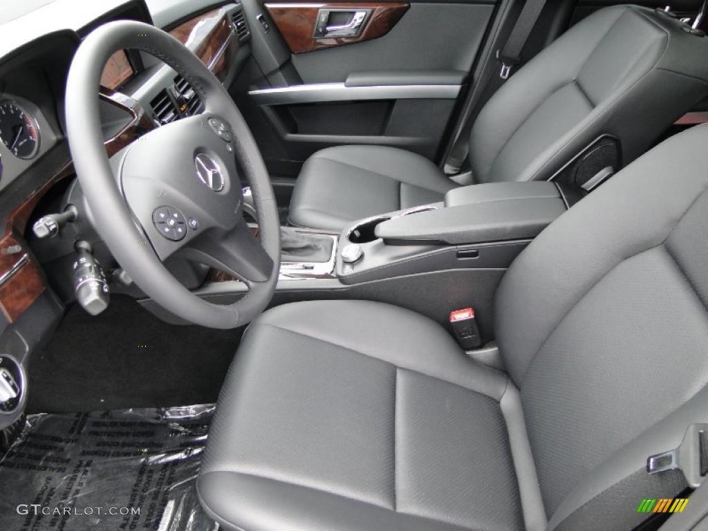Black Interior 2011 Mercedes-Benz GLK 350 Photo #42153952