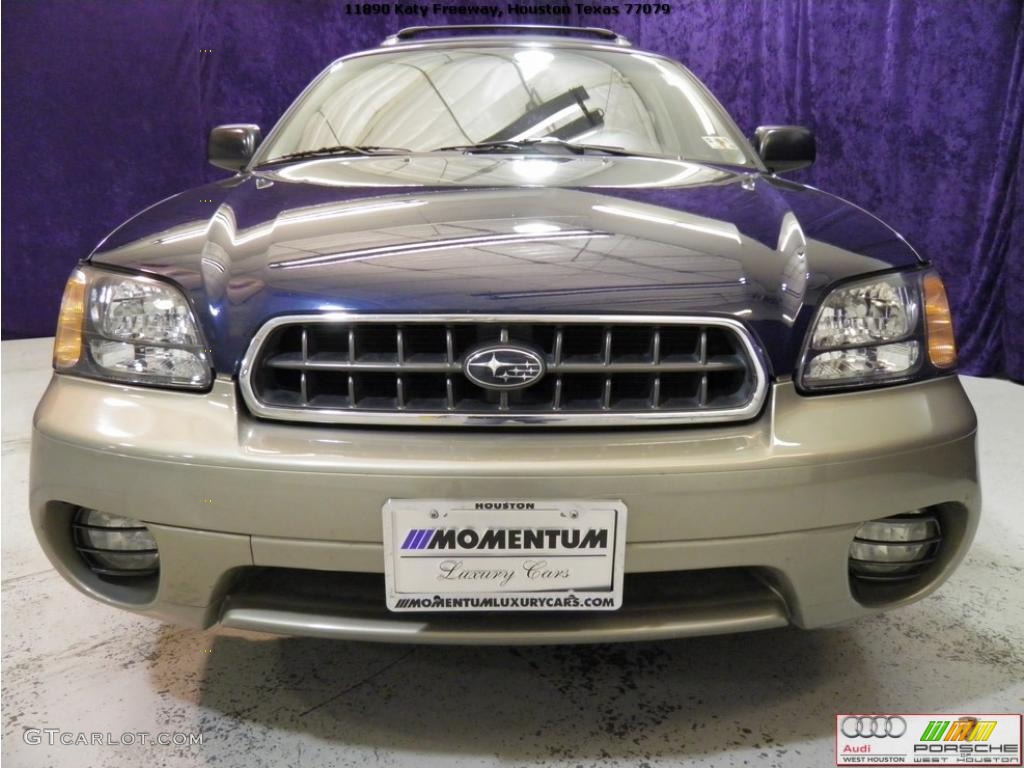 2003 Outback Wagon - Mystic Blue Pearl / Gray photo #14