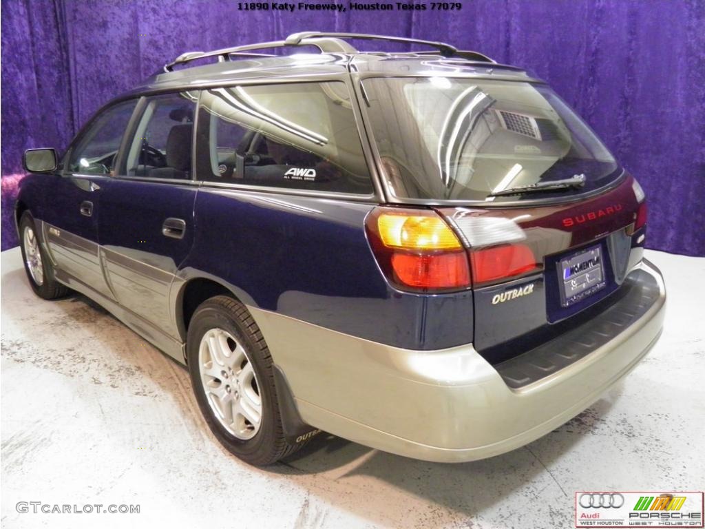 2003 Outback Wagon - Mystic Blue Pearl / Gray photo #17