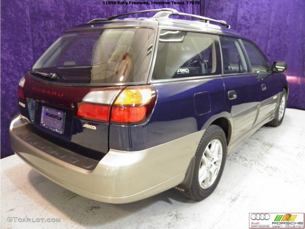 2003 Outback Wagon - Mystic Blue Pearl / Gray photo #18