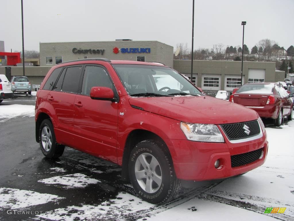 Racy Red Suzuki Grand Vitara