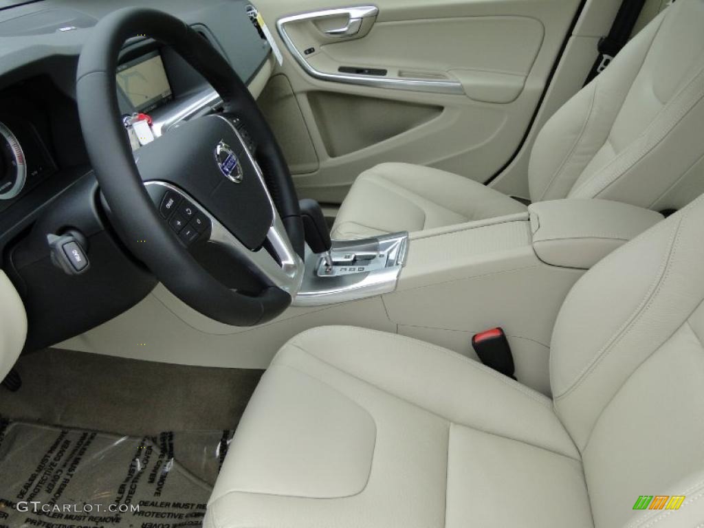 Soft Beige/Sandstone Interior 2011 Volvo S60 T6 AWD Photo #42154984