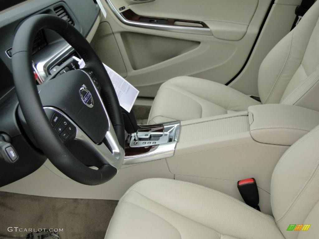 Soft Beige/Sandstone Interior 2011 Volvo S60 T6 AWD Photo #42155428