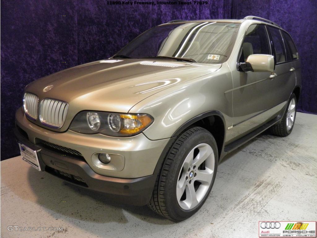 2006 X5 4.4i - Kalahari Beige Metallic / Beige photo #2