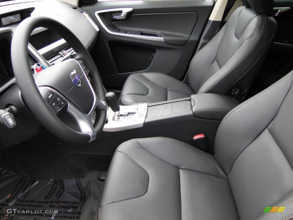 Off Black/Charcoal Interior 2011 Volvo XC60 3.2 AWD Photo #42155868