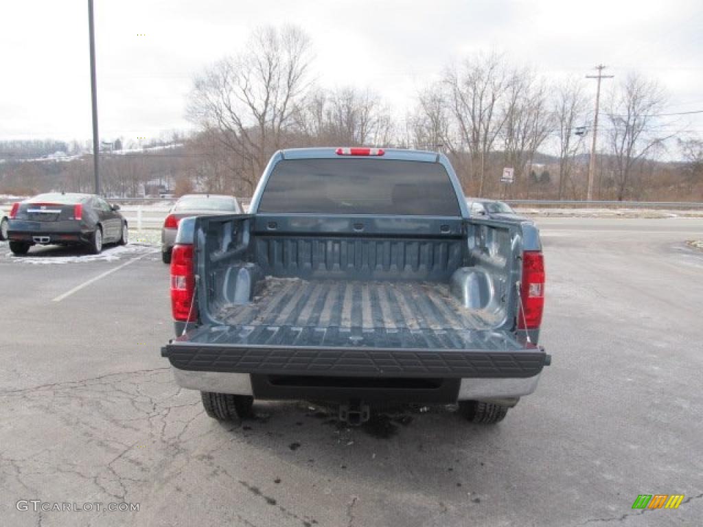 2009 Silverado 1500 LT Crew Cab 4x4 - Blue Granite Metallic / Ebony photo #9