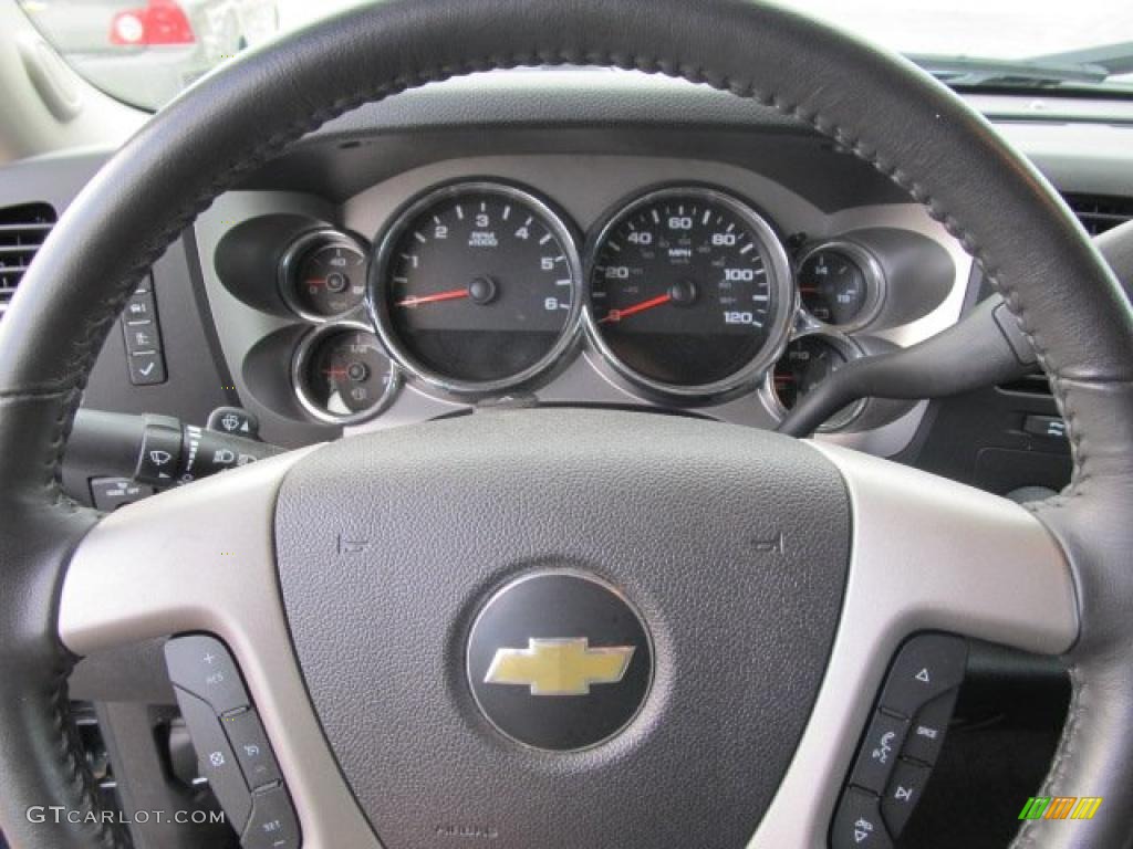 2009 Silverado 1500 LT Crew Cab 4x4 - Blue Granite Metallic / Ebony photo #21