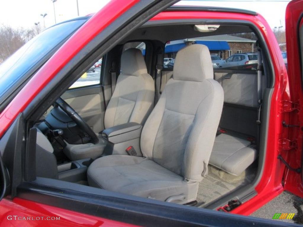 Sport Pewter Interior 2005 Chevrolet Colorado LS Extended Cab 4x4 Photo #42157292