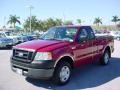 2007 Redfire Metallic Ford F150 XL Regular Cab  photo #14