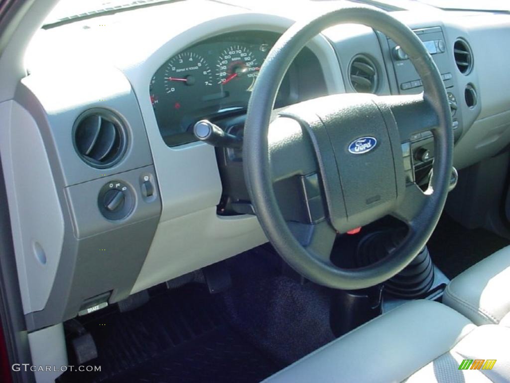 2007 F150 XL Regular Cab - Redfire Metallic / Medium Flint photo #16