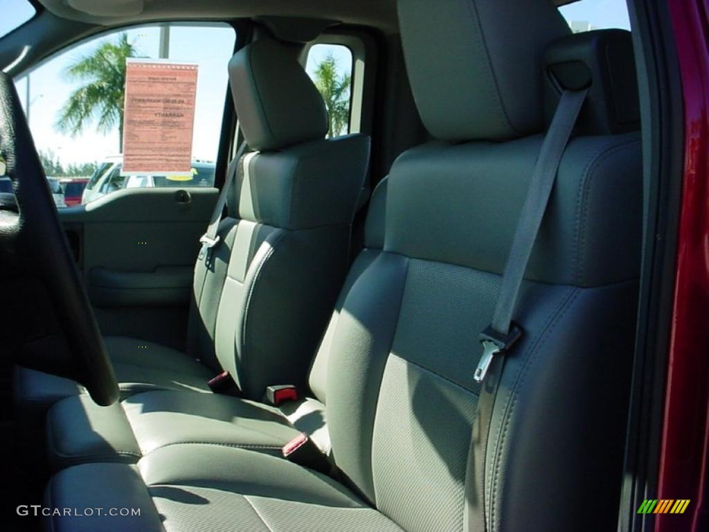 2007 F150 XL Regular Cab - Redfire Metallic / Medium Flint photo #18