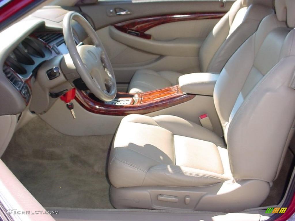 Parchment Interior 2001 Acura CL 3.2 Type S Photo #42158972