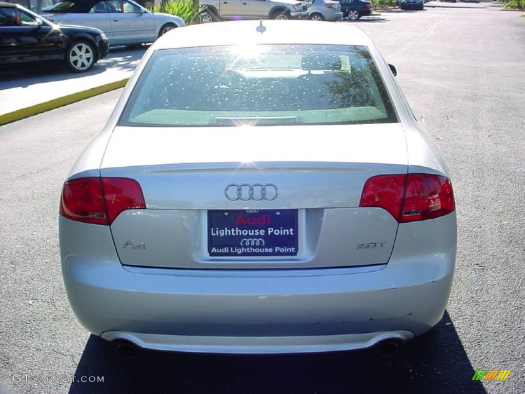 2008 A4 2.0T S-Line Sedan - Light Silver Metallic / Black photo #5