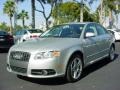 2008 Light Silver Metallic Audi A4 2.0T S-Line Sedan  photo #9