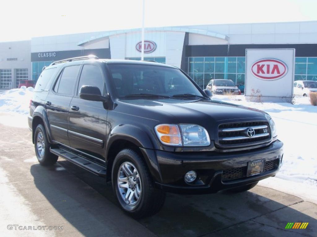 2003 Sequoia Limited - Black / Oak photo #1