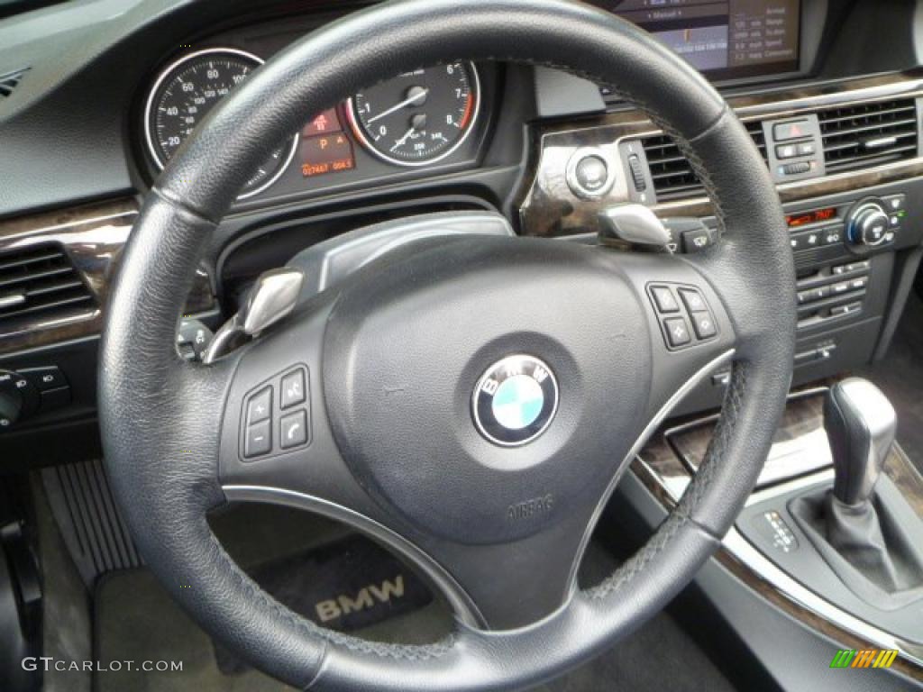 2008 3 Series 335i Convertible - Space Grey Metallic / Black photo #25