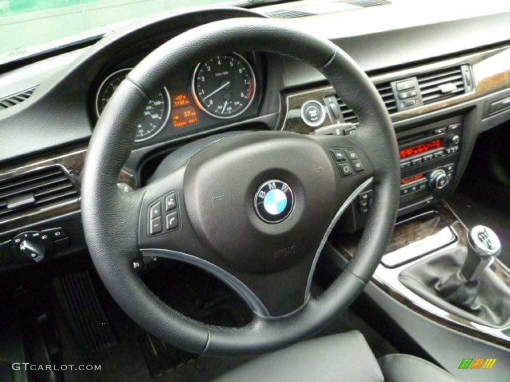 2009 3 Series 335i Coupe - Space Grey Metallic / Black photo #18
