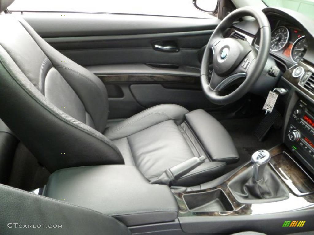 2009 3 Series 335i Coupe - Space Grey Metallic / Black photo #19