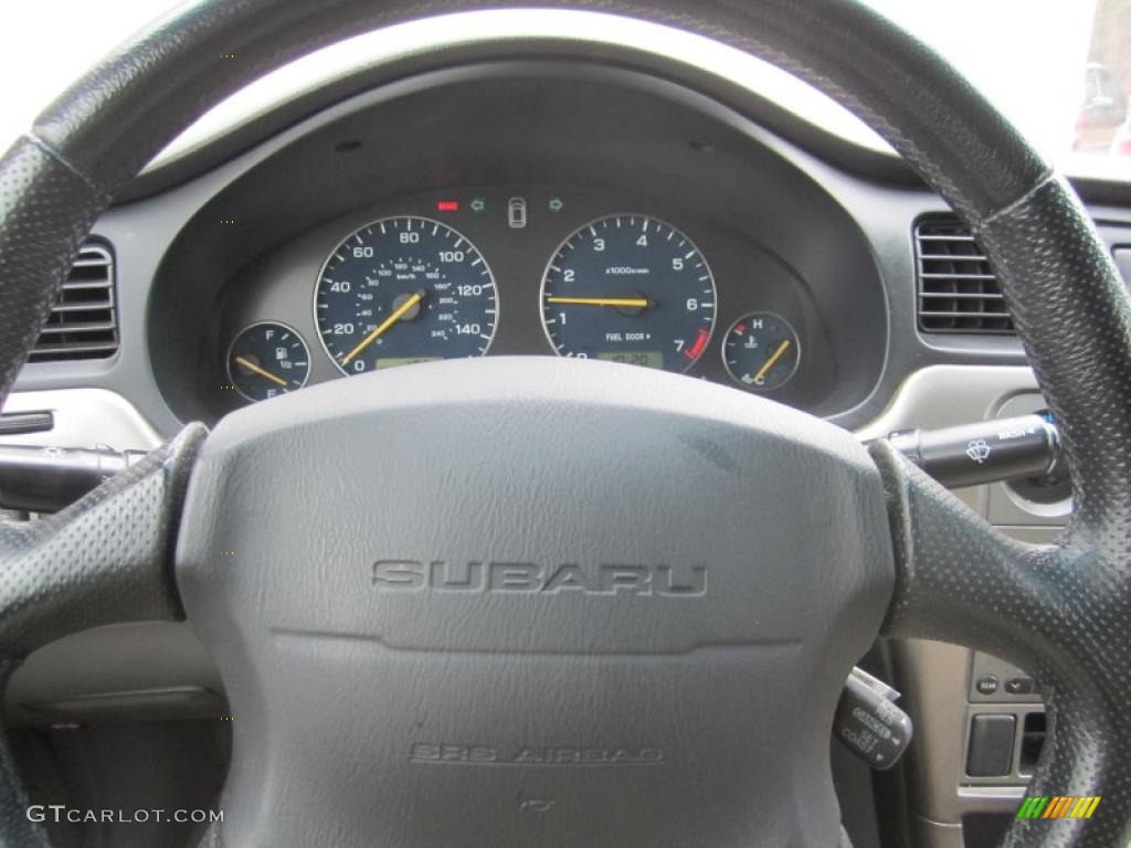 2006 Subaru Baja Turbo Gray Steering Wheel Photo #42164144