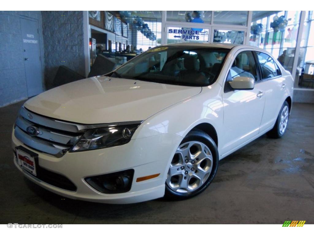 White Suede Ford Fusion