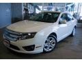 2010 White Suede Ford Fusion SE  photo #1