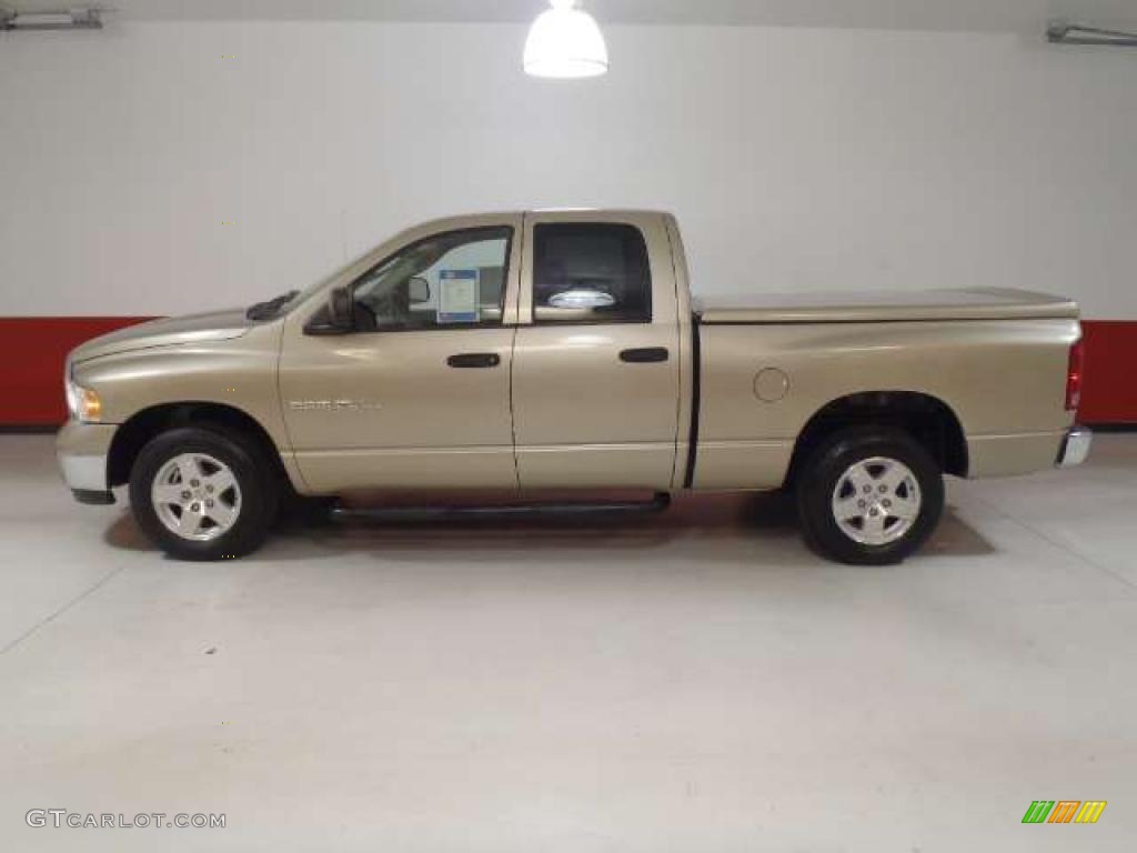 2005 Ram 1500 SLT Quad Cab - Light Almond Pearl / Dark Slate Gray photo #7