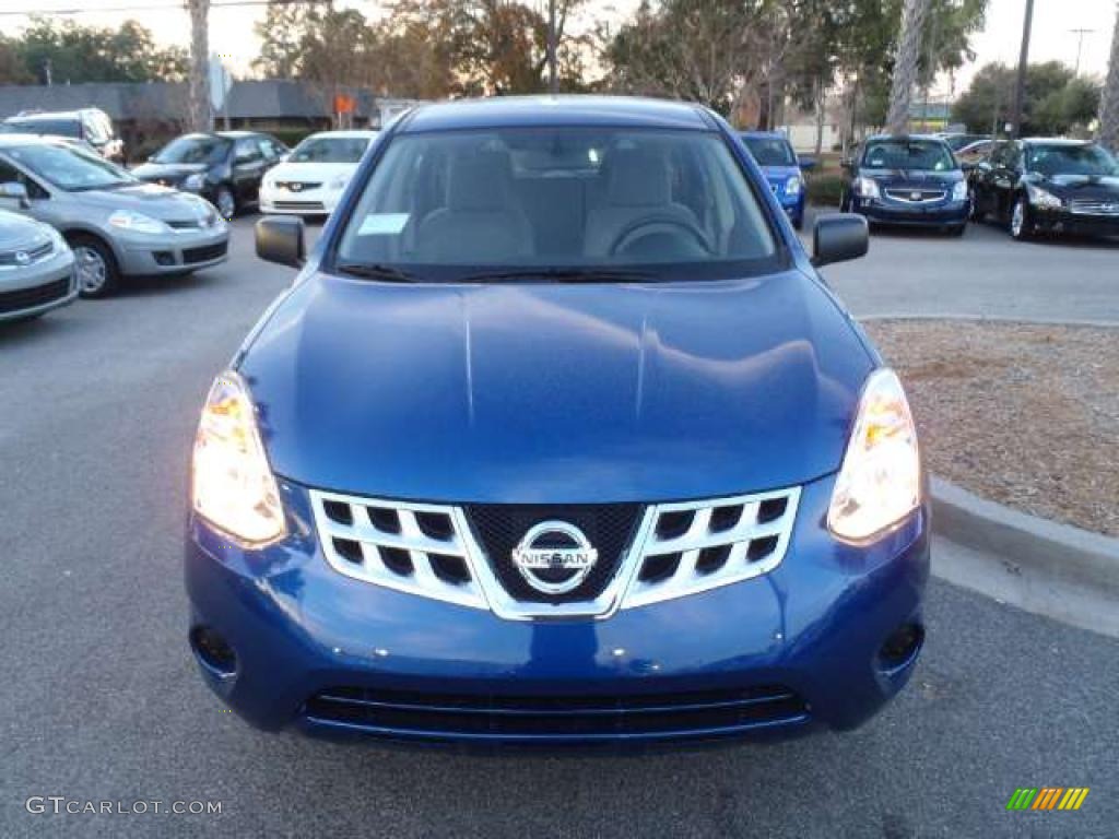 2011 Rogue S - Indigo Blue Metallic / Gray photo #2